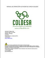 Manual de usuario elevador de carga hidráulico