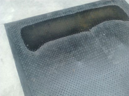 Muelle nivelador deformado