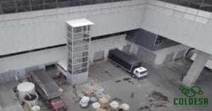 Ascensor de carga de 2 niveles panorámico RTD