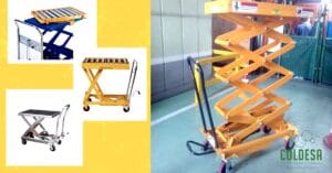 Mesa Hidráulica Manual Doble Tijera